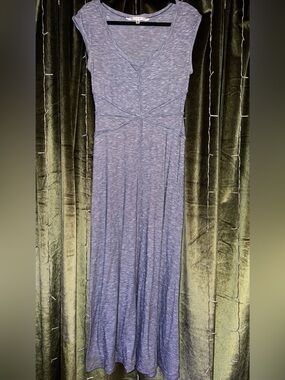 Heathered Blue Maxi Dress - Max Studio - Small